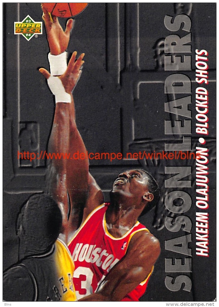 Upper Deck 93/94 Nr: &nbsp;170 Hakeem Olajuwon SL - 1990-1999