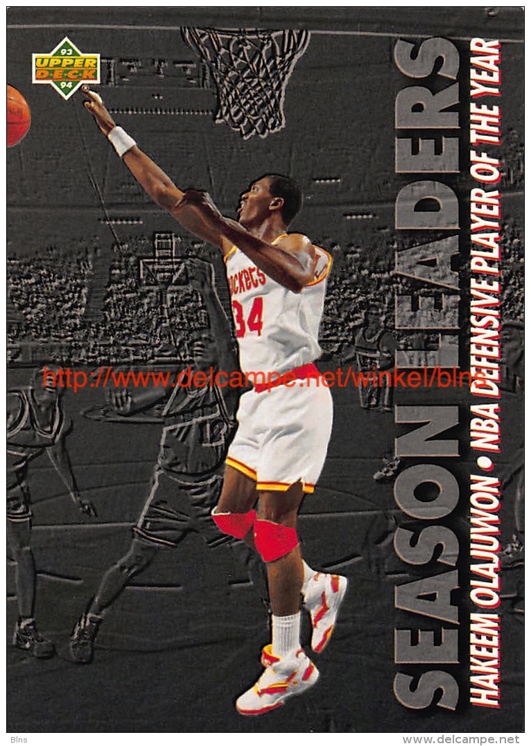 Upper Deck 93/94 Nr: &nbsp;176 Hakeem Olajuwon SL - 1990-1999