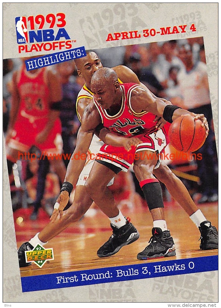 Upper Deck 93/94 Nr: &nbsp;180 First Round: Bulls 3 PO - 1990-1999