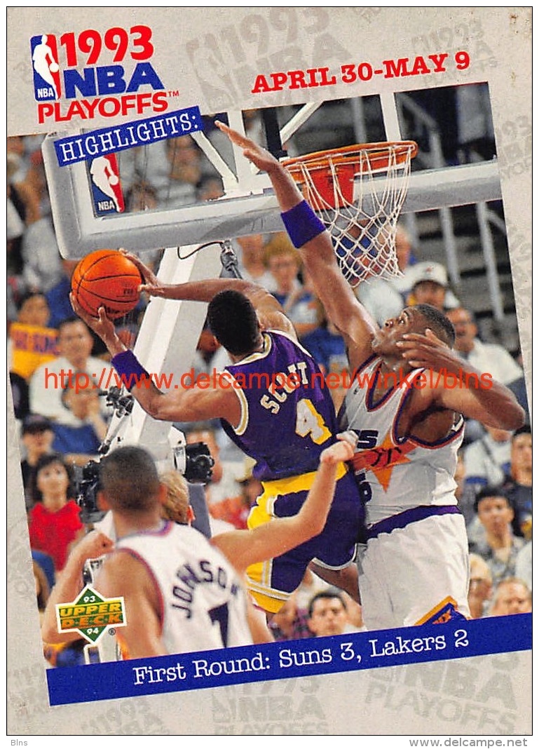 Upper Deck 93/94 Nr: &nbsp;182 First Round: Suns 3, PO - 1990-1999