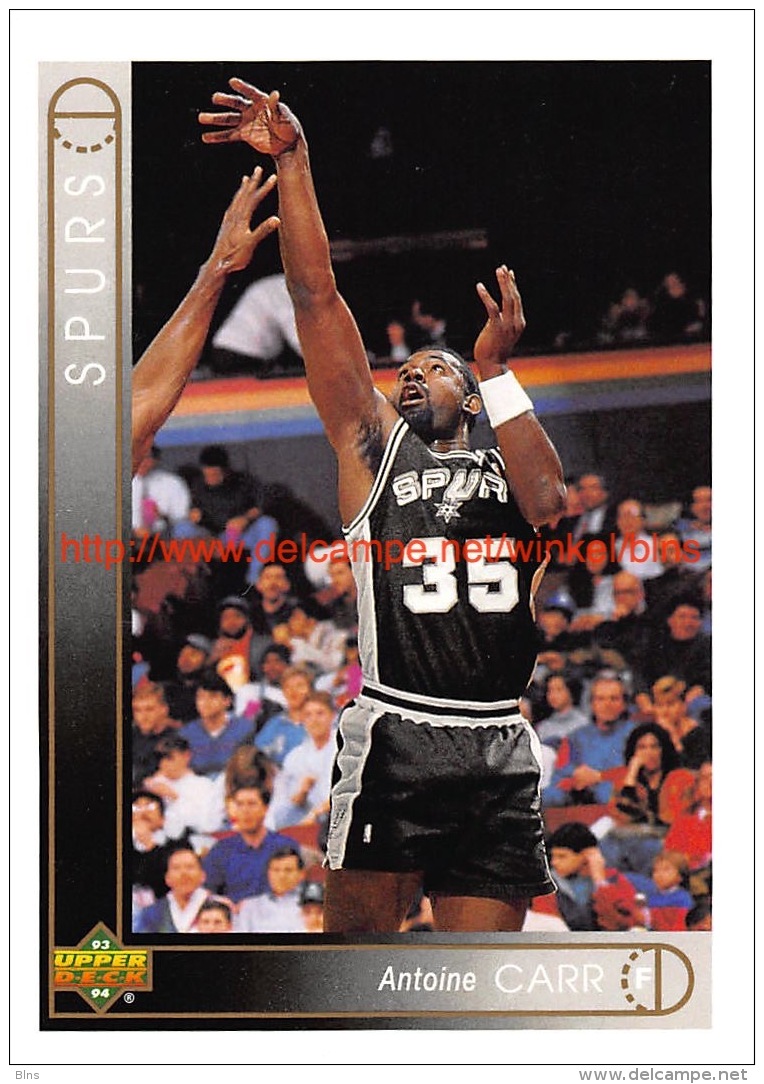 Upper Deck 93/94 Nr: &nbsp;96 Antoine Carr&nbsp; - 1990-1999