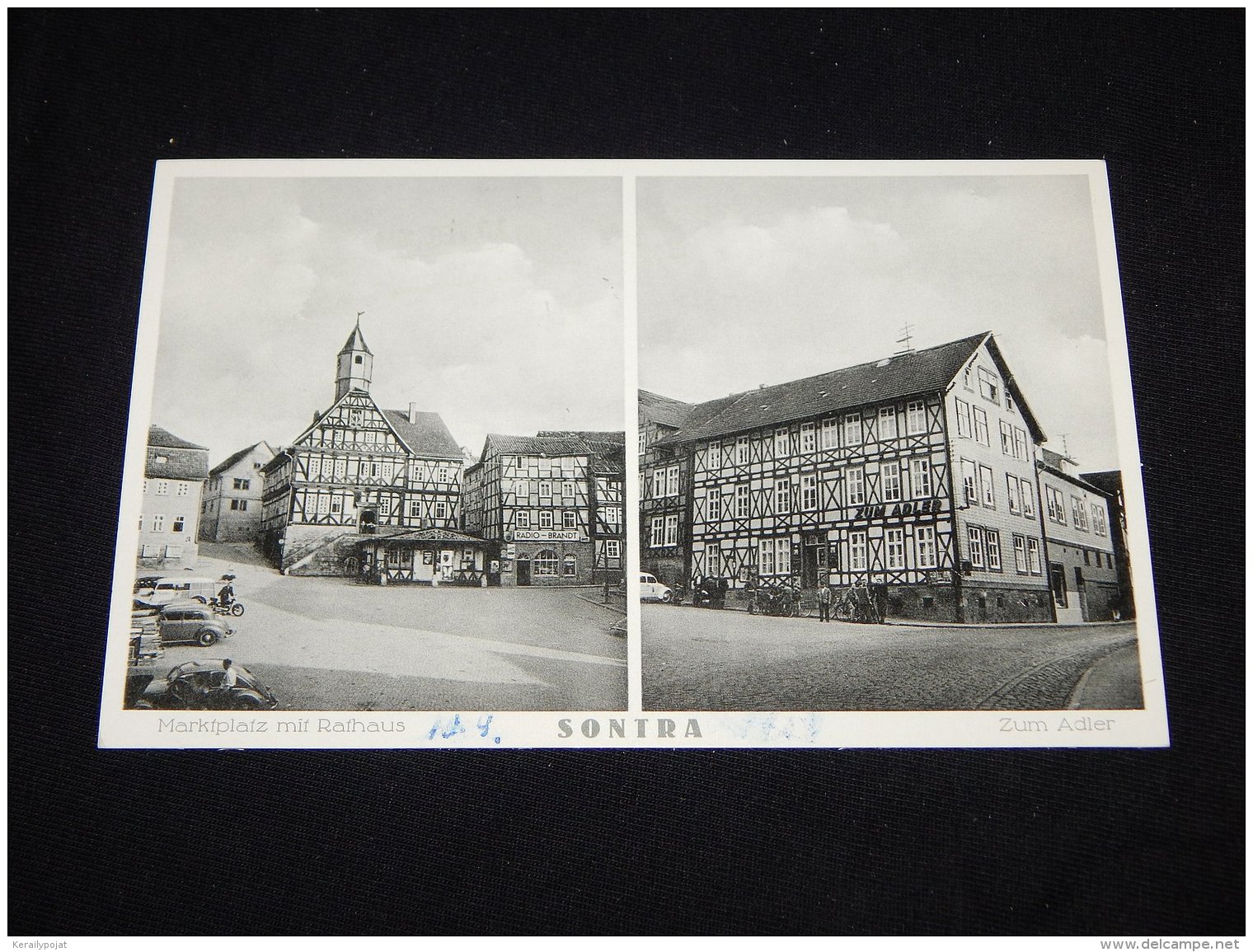 Germany Sontra Marktplatz Mit Rathaus -56__(18555) - Sontra