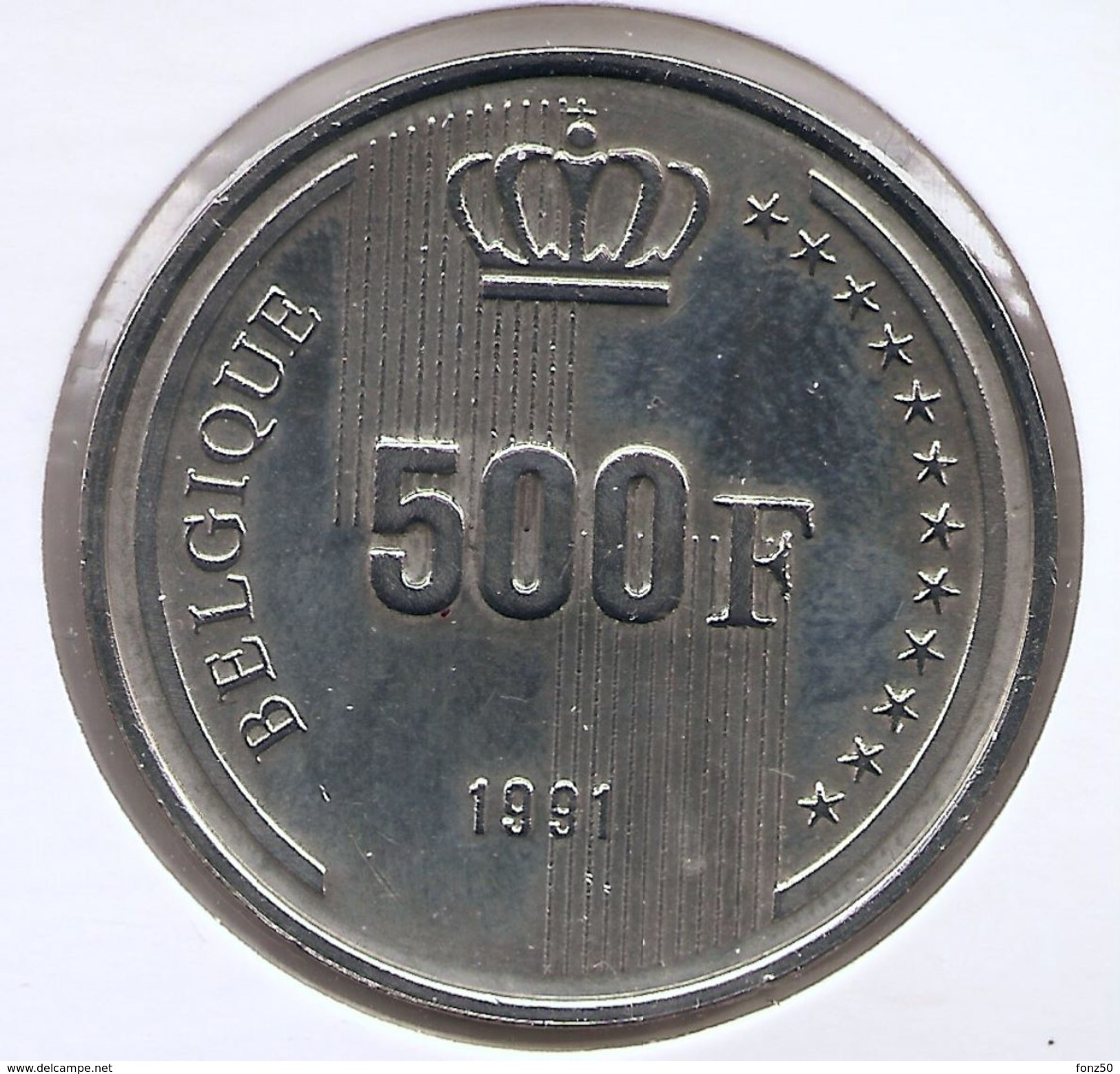 BOUDEWIJN * 500 Frank 1991 Frans  BELGIQUE * PRACHTIG * Nr 9326 - 500 Francs