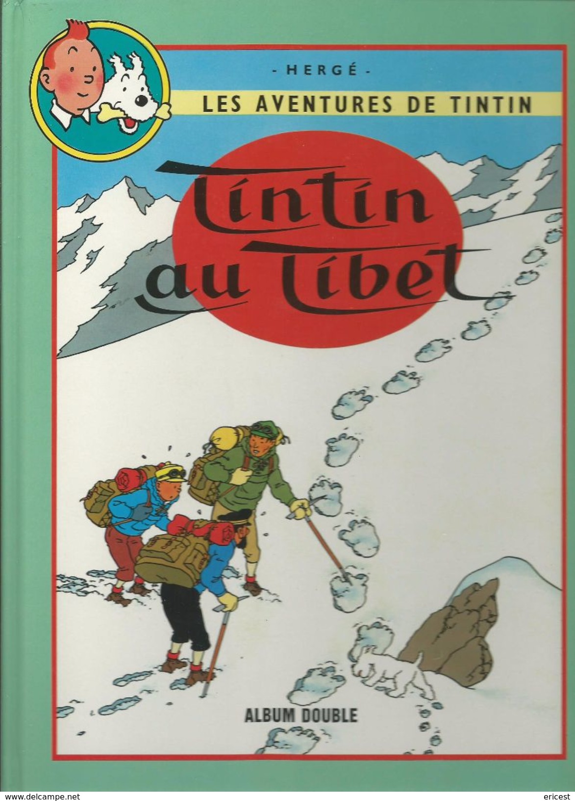 (-) BD ALBUM DOUBLE TINTIN TINTIN AU TIBET / LES BIJOUX DE LA CASTAFIORE - Tintin