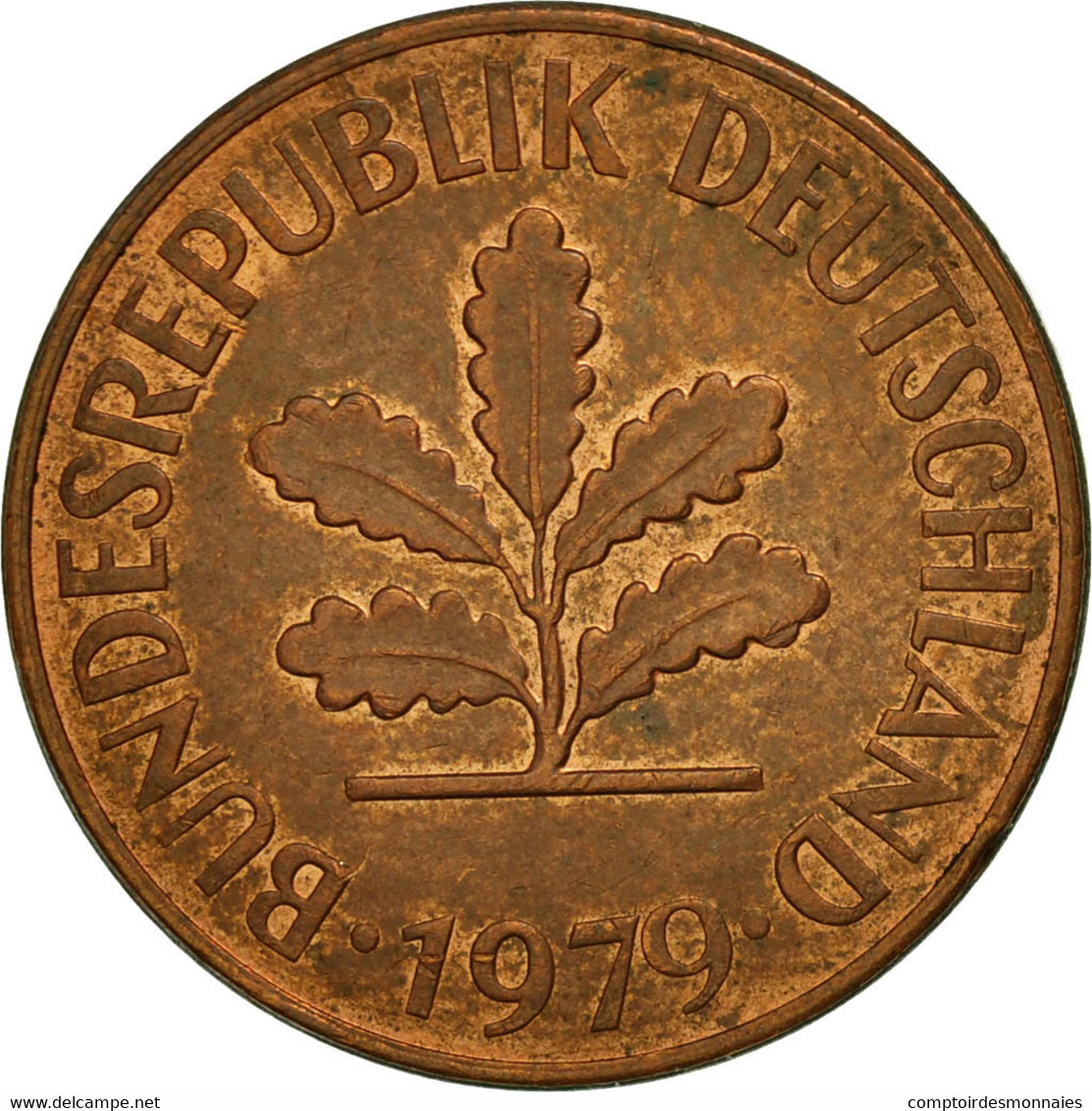 Monnaie, République Fédérale Allemande, 2 Pfennig, 1979, Hambourg, SPL - 2 Pfennig