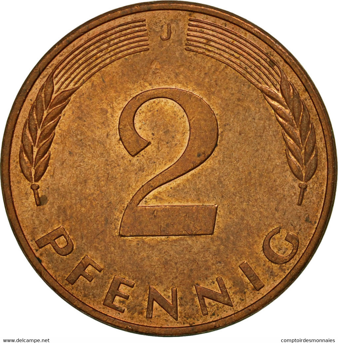 Monnaie, République Fédérale Allemande, 2 Pfennig, 1979, Hambourg, SPL - 2 Pfennig