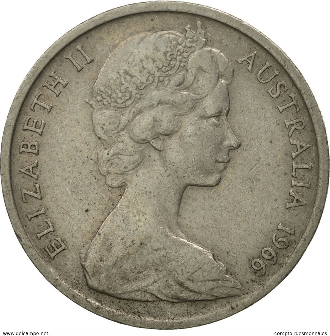 Monnaie, Australie, Elizabeth II, 10 Cents, 1966, SUP, Copper-nickel, KM:65 - 10 Cents