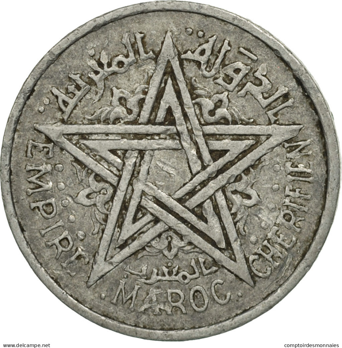 Monnaie, Maroc, Mohammed V, Franc, 1951, Paris, SUP+, Aluminium, KM:46 - Maroc