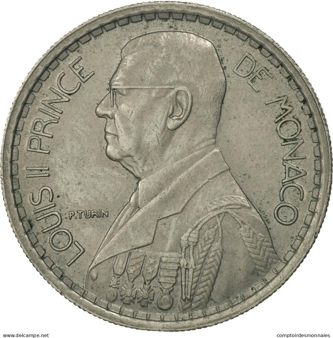 Monnaie, Monaco, Louis II, 10 Francs, 1946, SPL, Copper-nickel, KM:123 - 1922-1949 Louis II