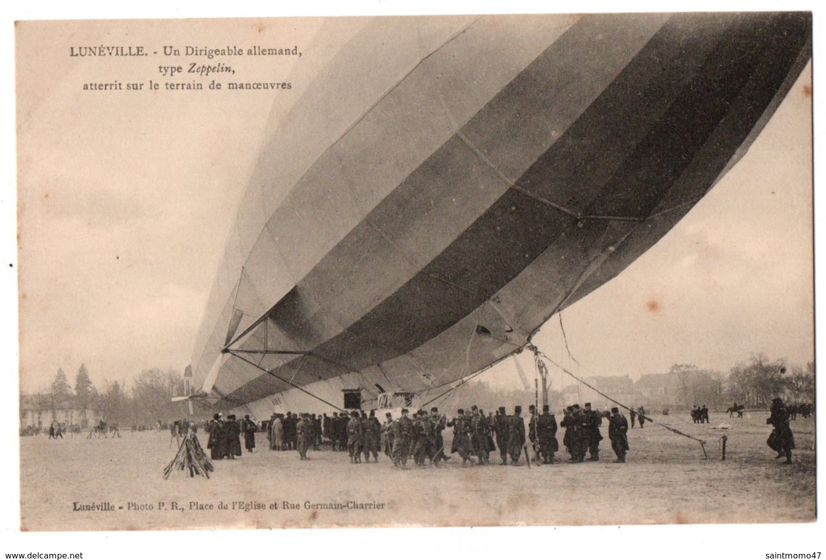 AVION . Lunéville . Un Dirigeable Allemand, Type Zeppelin - Réf. N°3207 - - Dirigeables