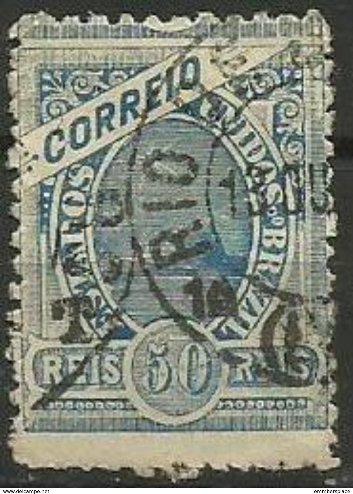 Brazil - 1894 Sugarloaf Mountain 50r Used    Sc 115 - Usados