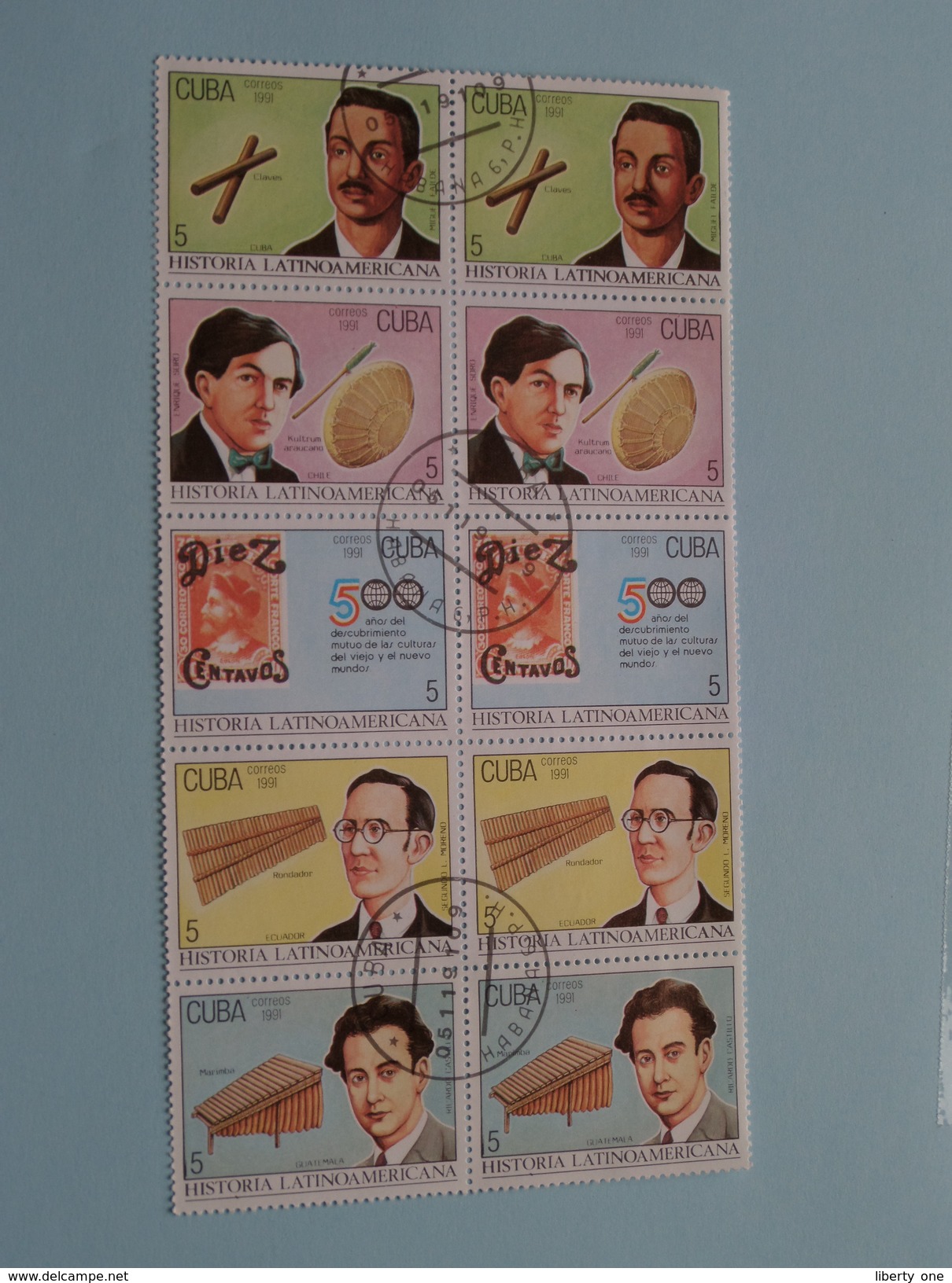 Vel : 10 Zegels - 1991 Historia Latinoamericana !! - Used Stamps