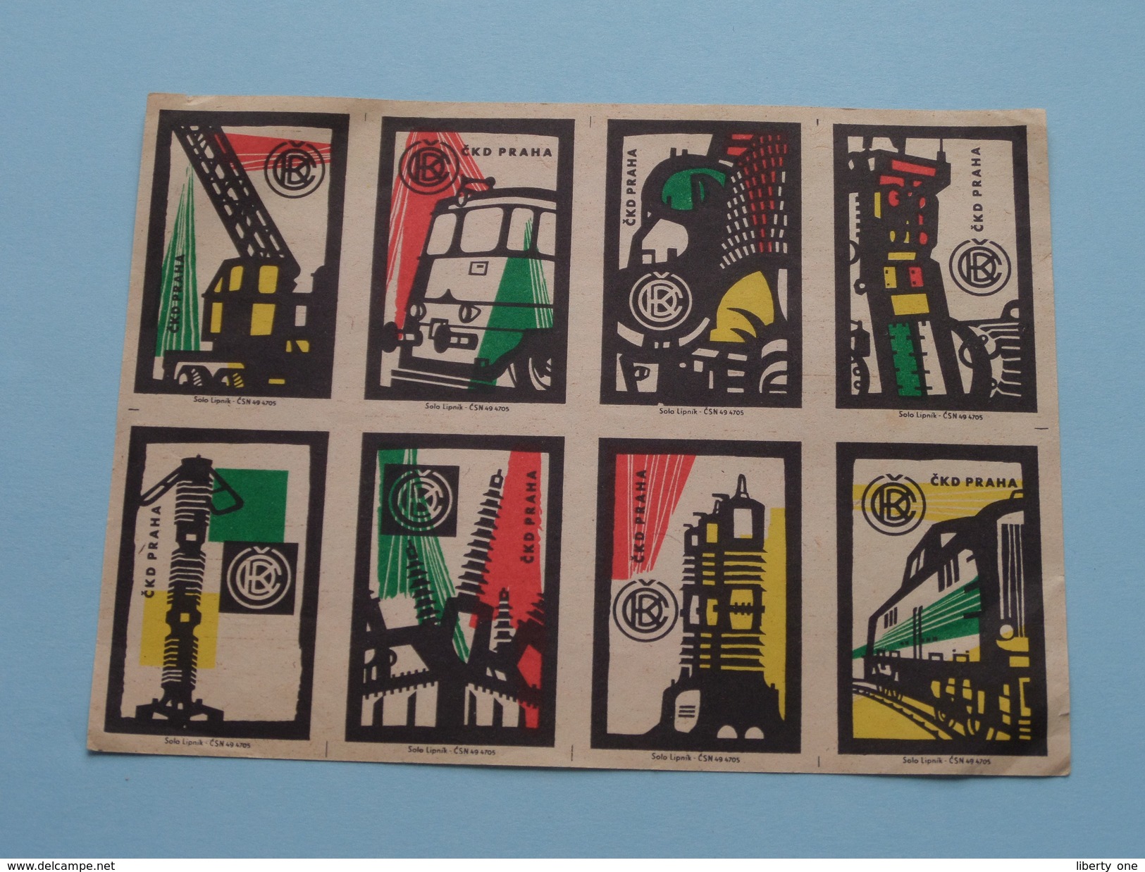 LOT TABAC Uncut Matchbox Labels ( Luciferdoos Etiketten Ongesneden ) !! - Boites D'allumettes - Etiquettes