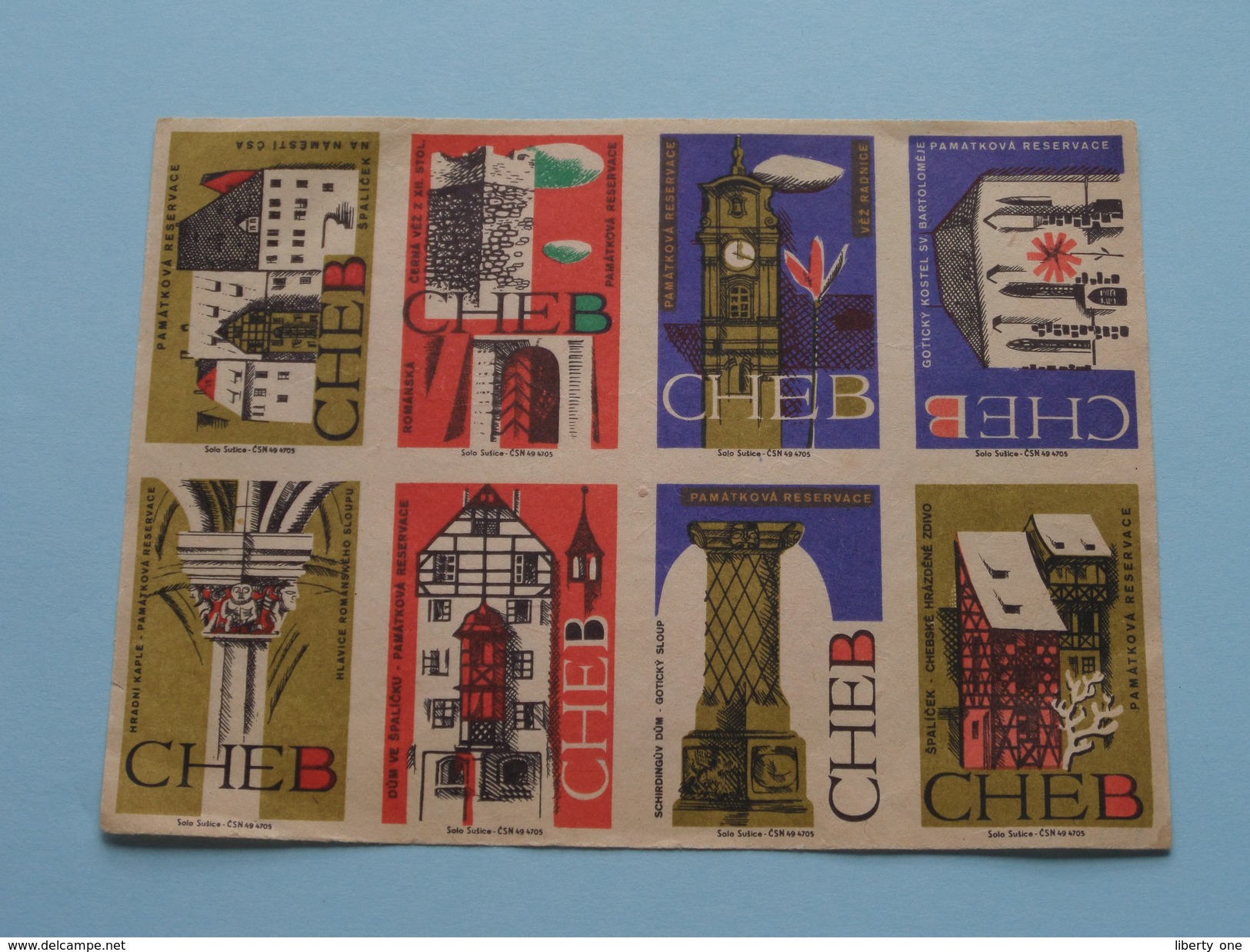 LOT TABAC Uncut matchbox labels ( Luciferdoos Etiketten ongesneden ) !!