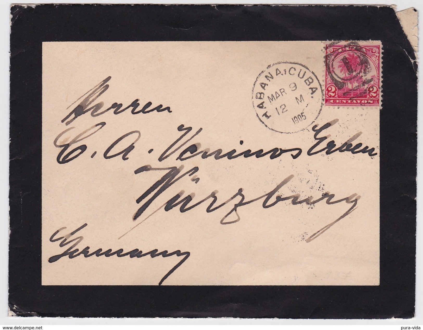 Cuba  Cover To Germany 1905 - Brieven En Documenten