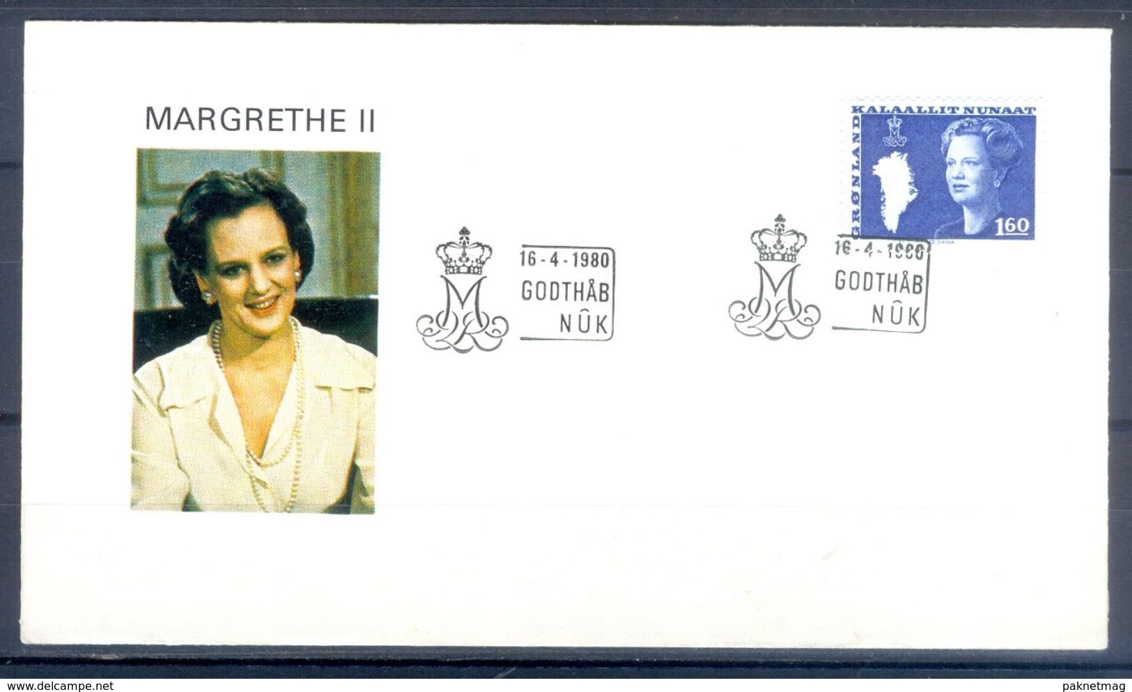 D466- FDC Of USA Year 1980. Margrethe II. - Other & Unclassified