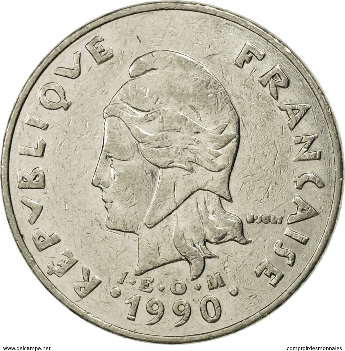 Monnaie, Nouvelle-Calédonie, 20 Francs, 1990, Paris, SPL, Nickel, KM:12 - Nieuw-Caledonië