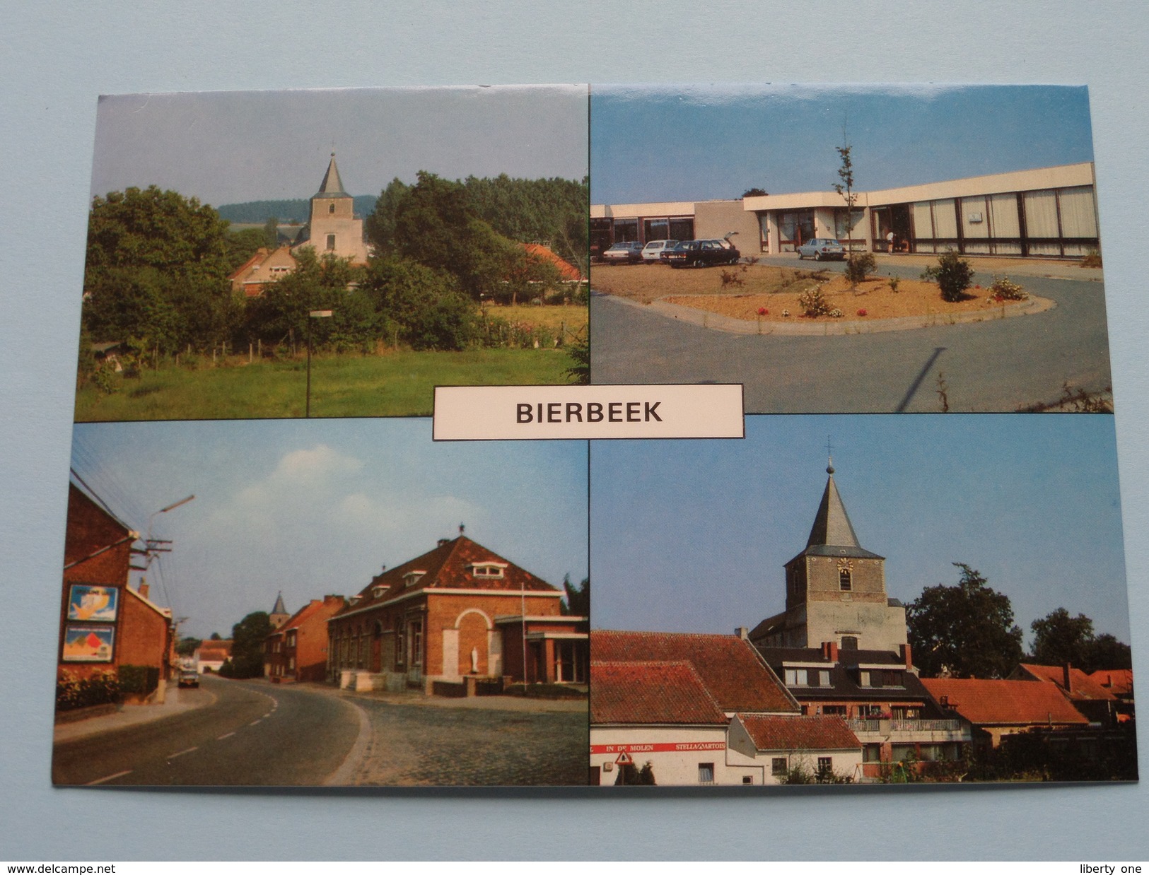 BIERBEEK Kerk - Gemeentehuis - CC " De Borre " - Anno 19??  ( Zie Foto's Voor Detail ) ! - Bierbeek