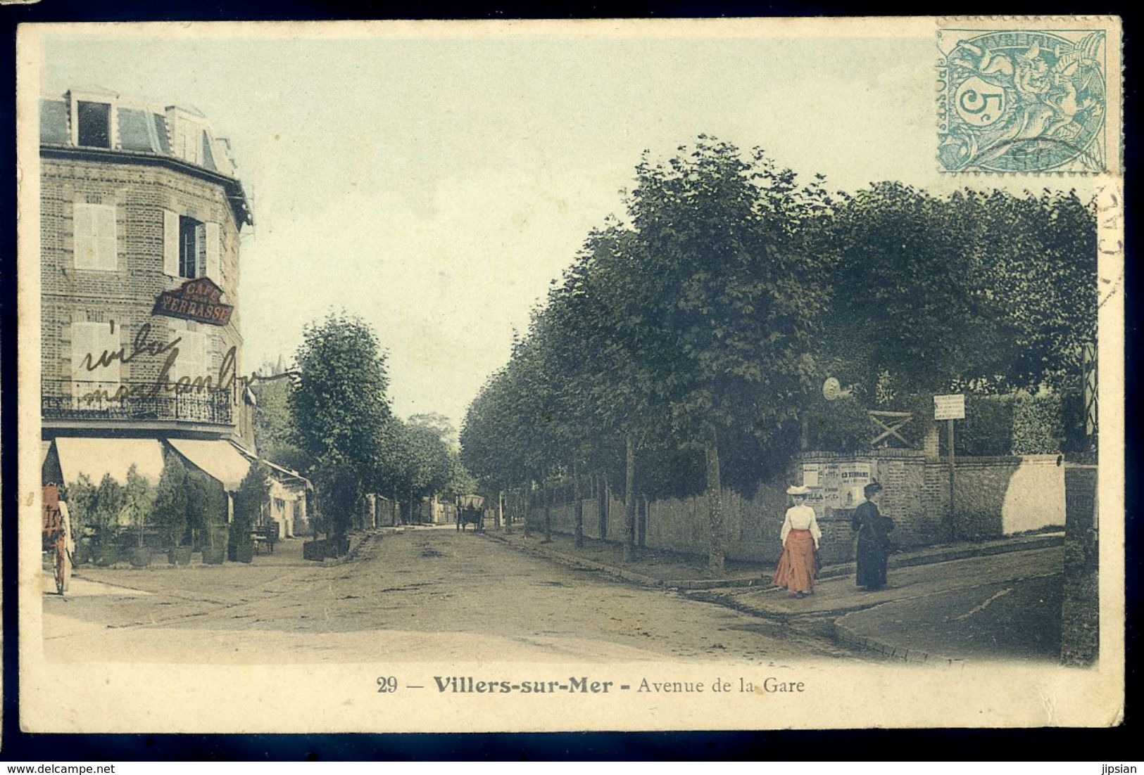 Cpa  Du 14  Villers Sur Mer  -- Avenue De La Gare     NCL103 - Villers Sur Mer