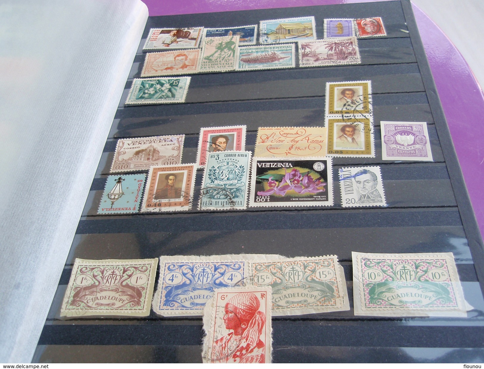 ALBUM DE TIMBRES COLONIES Et AMERIQUE DU SUD - Collections (en Albums)