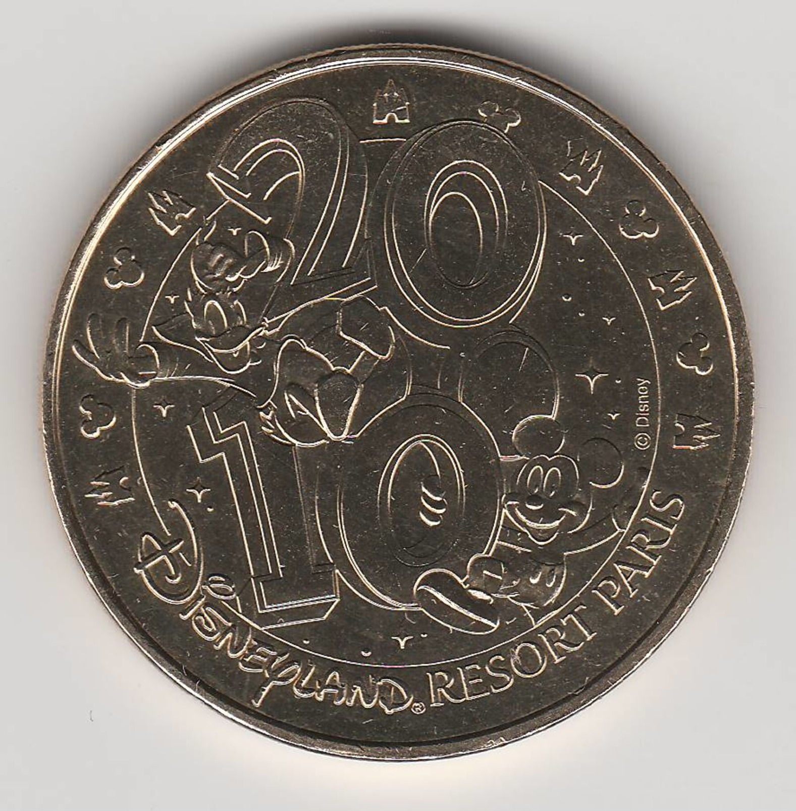 77777-19-MDP2010 - DISNEYLAND PARIS / MEDAILLE MONNAIE DE PARIS / JETON / TOKEN / DISNEY / RESORT 2010 - 2010