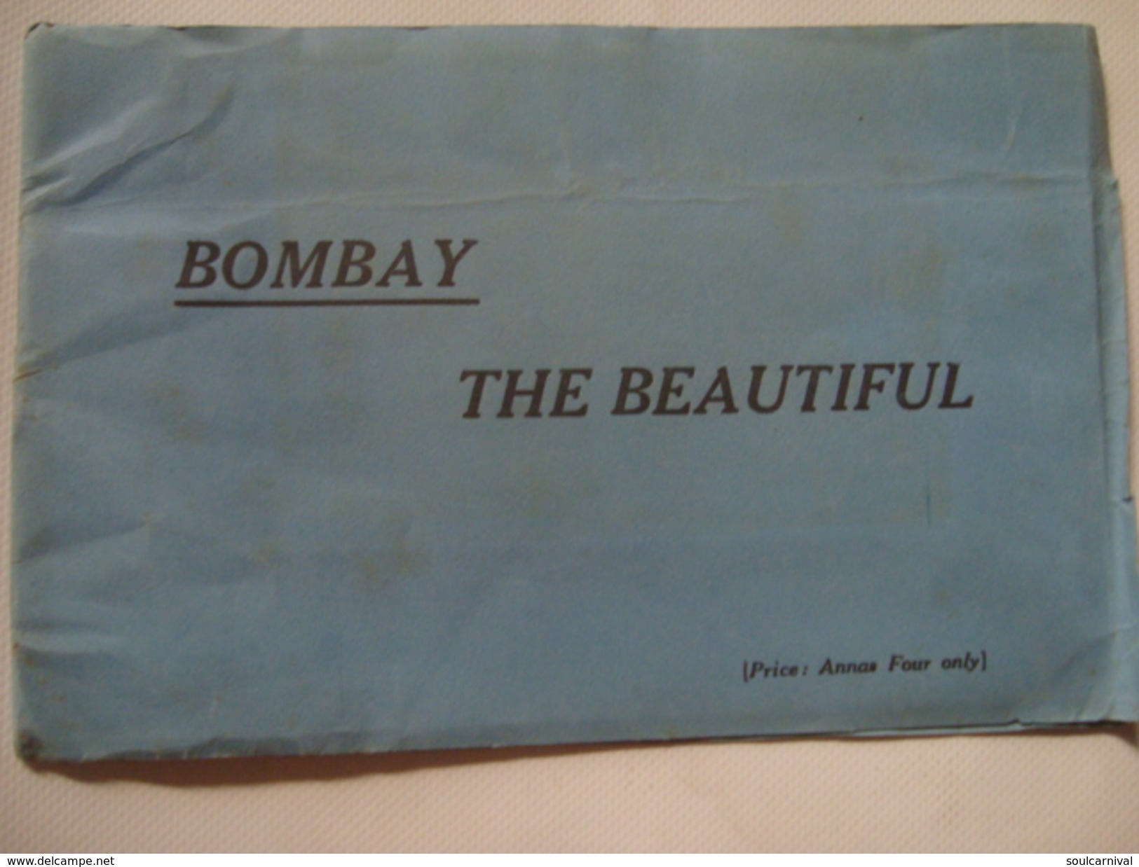 BOMBAY THE BEAUTIFUL - INDIA, MUMBAI, DIRECTORATE OF PUBLICITY, 40/50s. 28 PAGES WITH B/W PHOTOS. - Asia