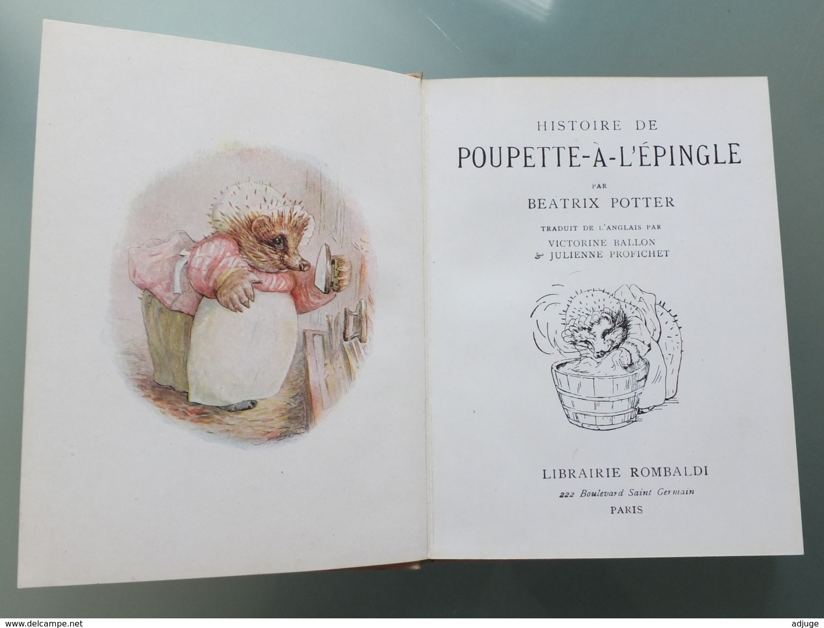 POUPETTE-A-L'EPINGLE - Beatrix POTTER - Ed.1922 - JAQUETTE INTACTE - RARE - Cf 6 SCANN ***** - Other & Unclassified