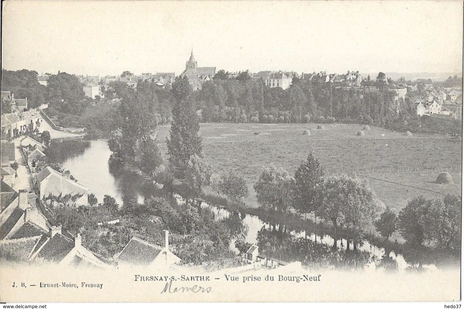 Fresnaye - Vue Prise Du Bourg-Neuf - La Fresnaye Sur Chédouet