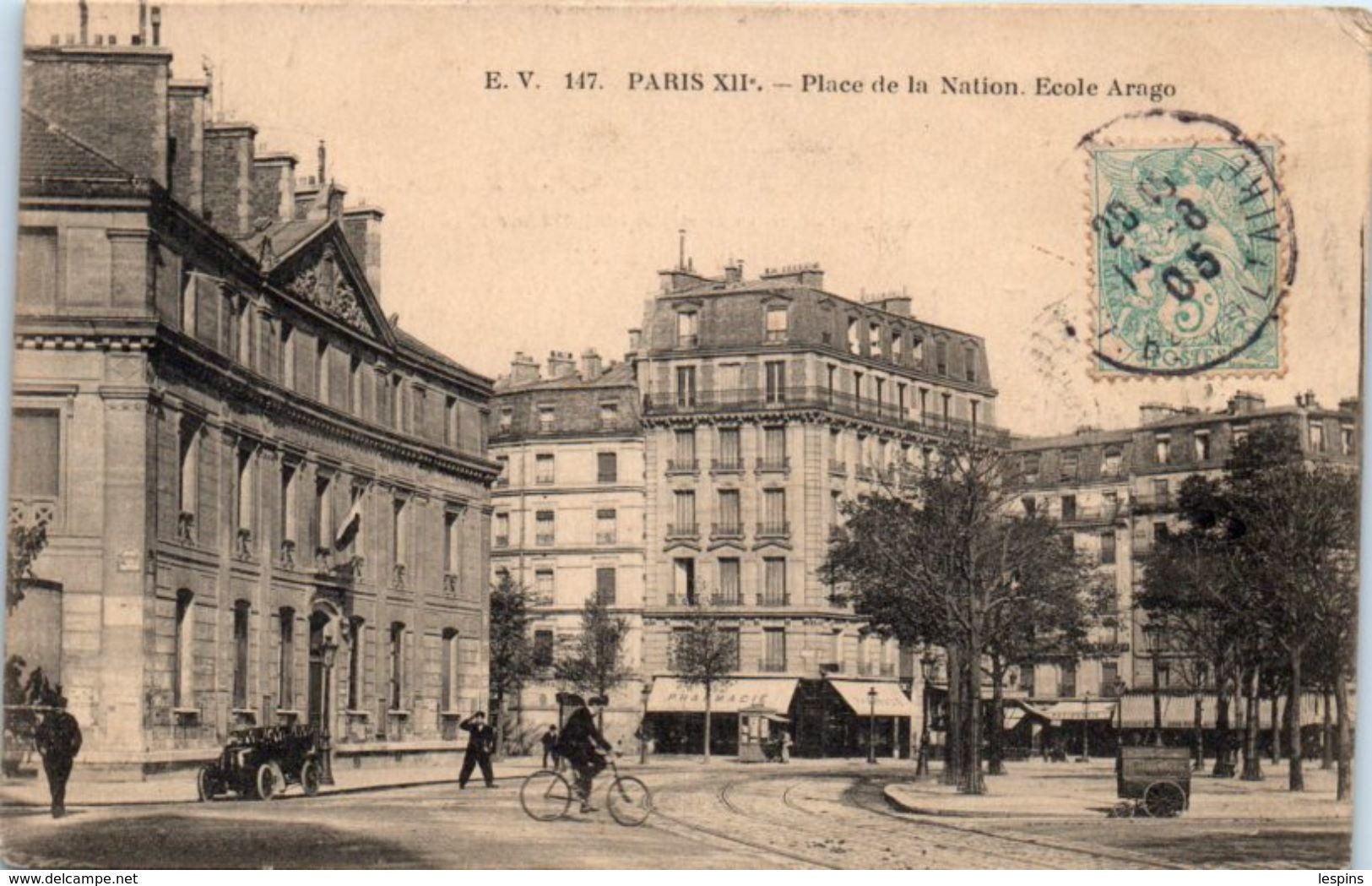 75 - PARIS - XIIe --  Place De La Nation - Ecole Arago - Distretto: 12