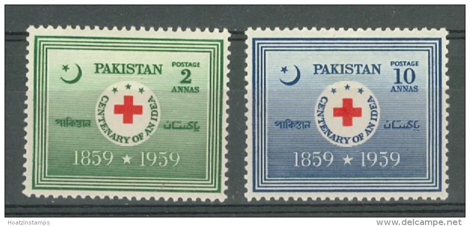 Pakistan: 1959   Red Cross    MH - Pakistan