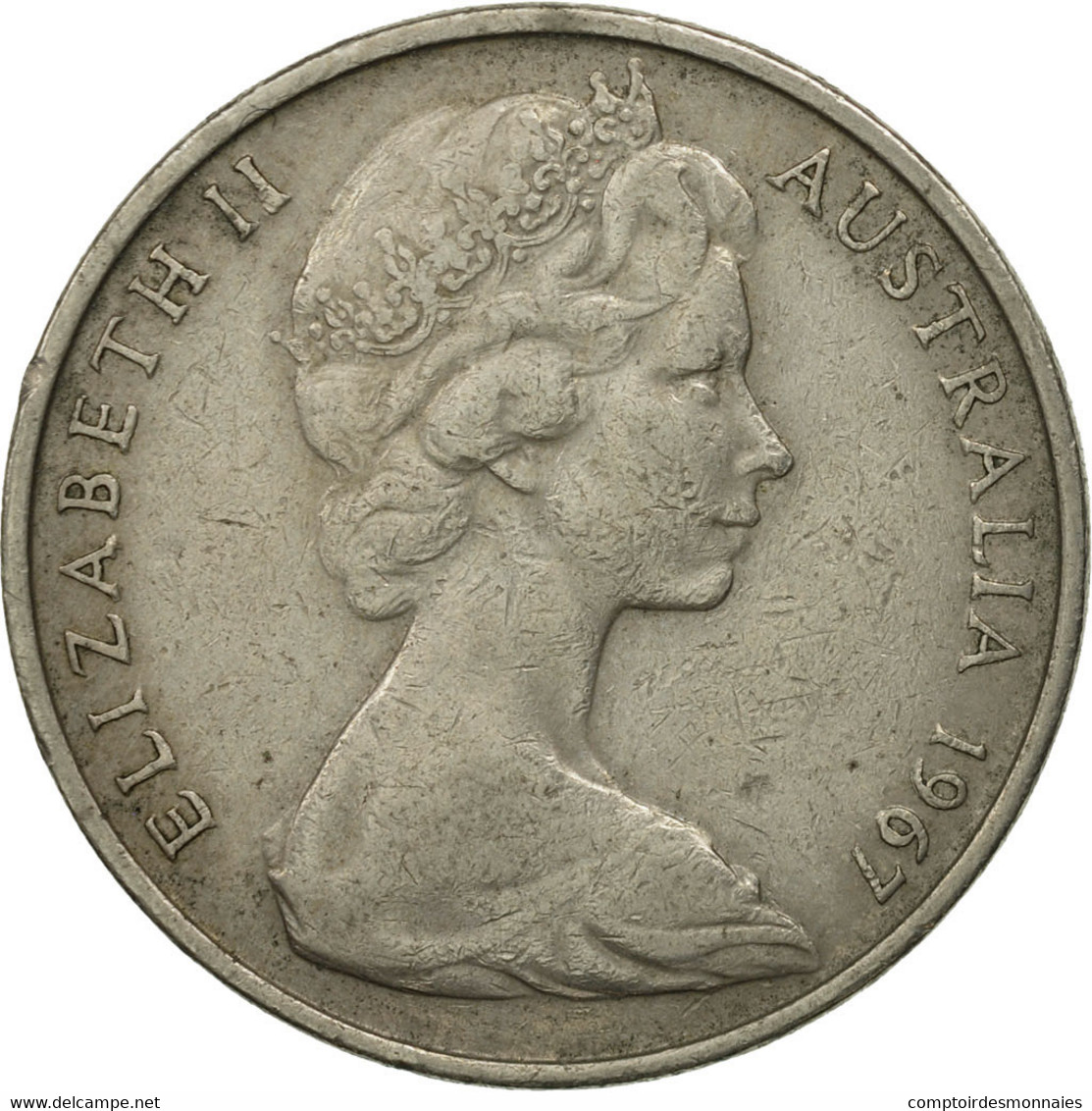 Monnaie, Australie, Elizabeth II, 20 Cents, 1967, SUP+, Copper-nickel, KM:66 - 20 Cents