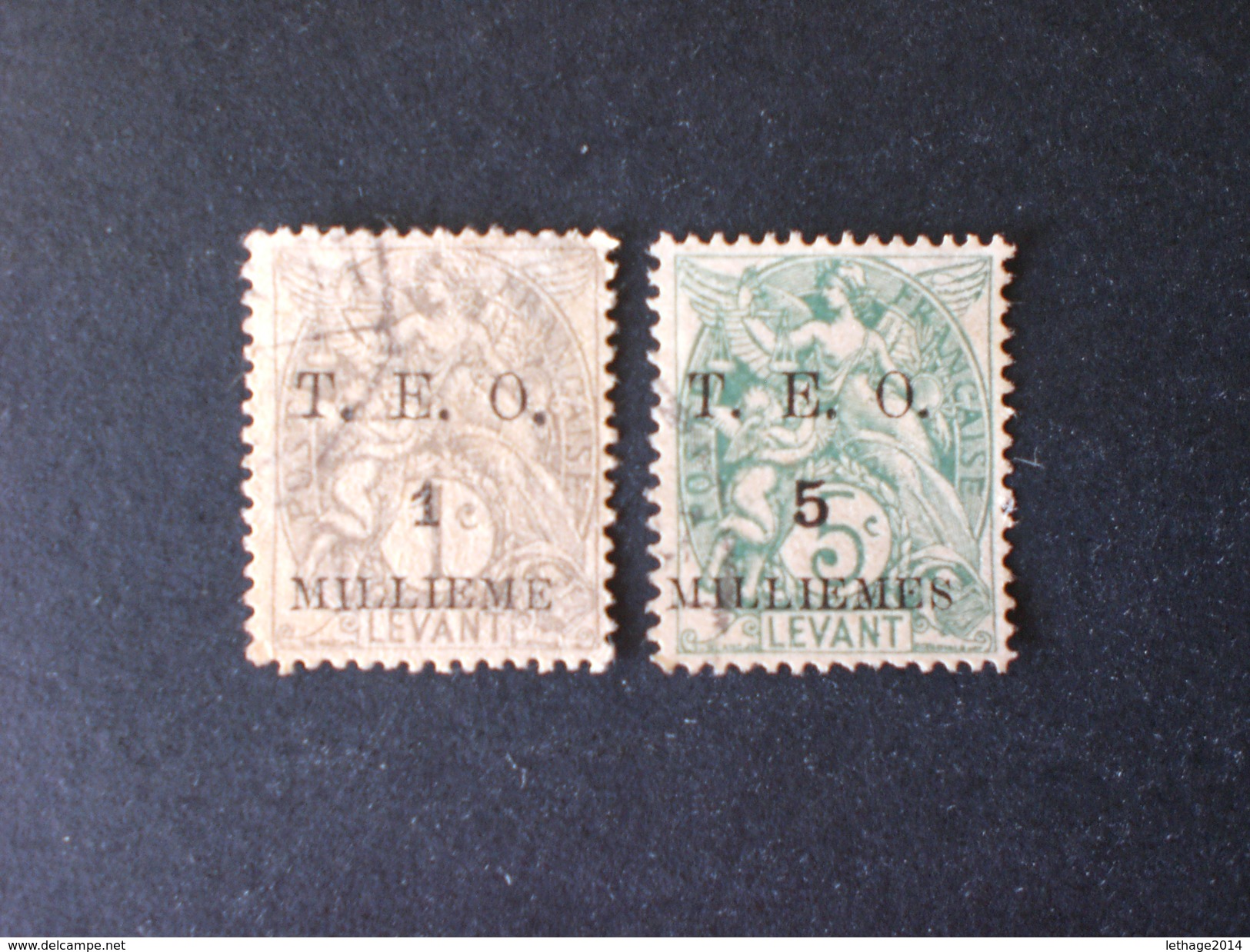 SYRIE SYRIA 1920 French Postage Stamps Surcharged & Overprinted "O.M.F. - Syrie" ++ 54 PHOTO - Oblitérés