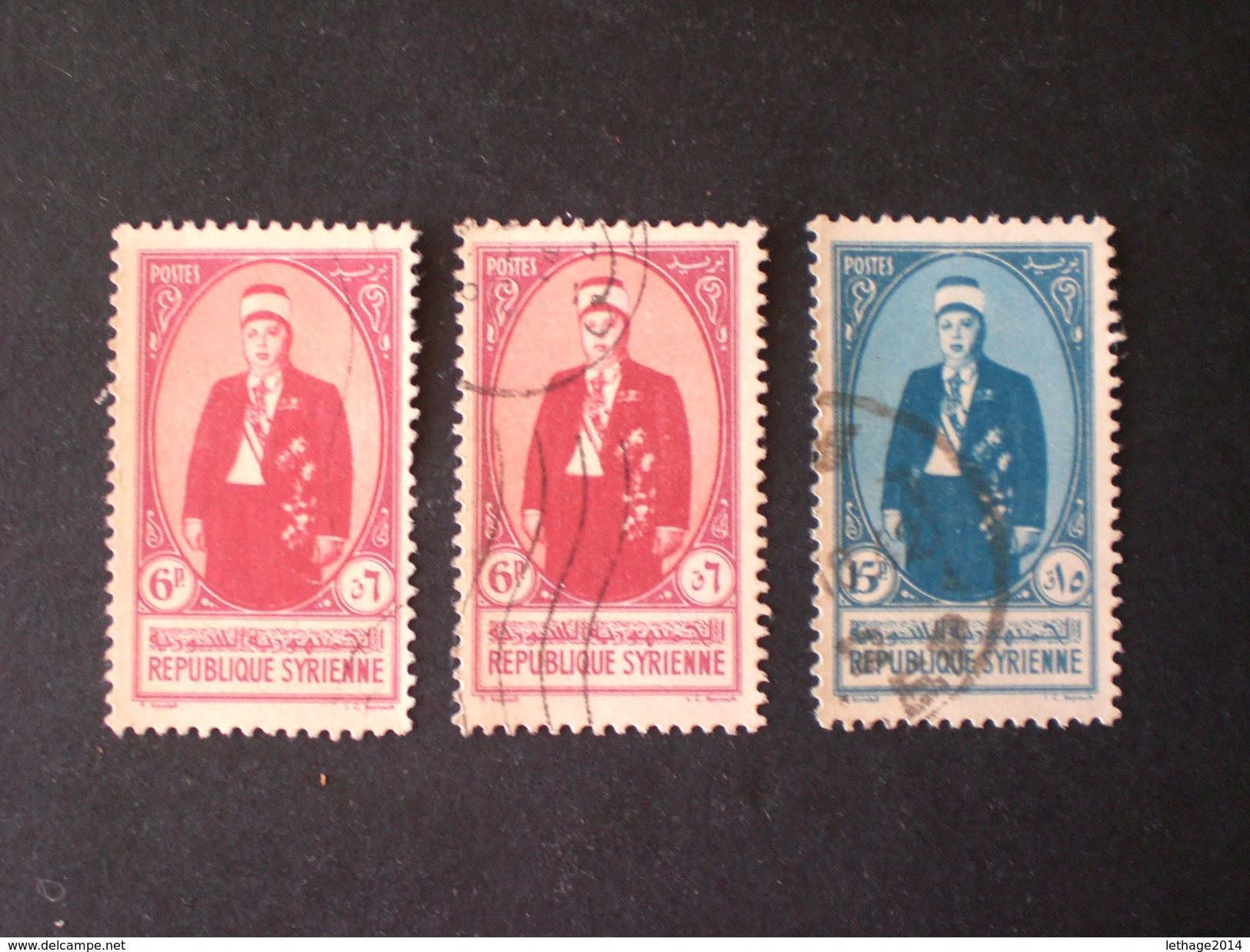 SYRIE SYRIA 1920 French Postage Stamps Surcharged & Overprinted "O.M.F. - Syrie" ++ 54 PHOTO