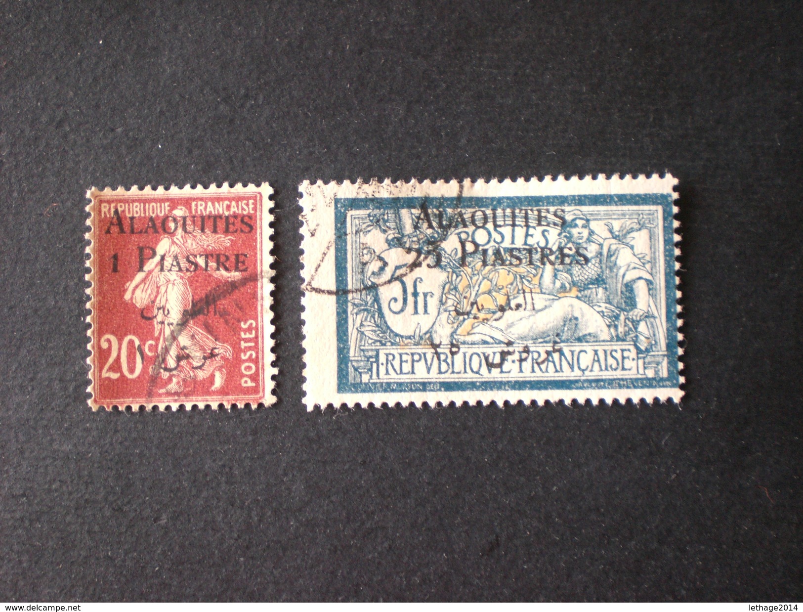 SYRIE SYRIA 1920 French Postage Stamps Surcharged & Overprinted "O.M.F. - Syrie" ++ 54 PHOTO