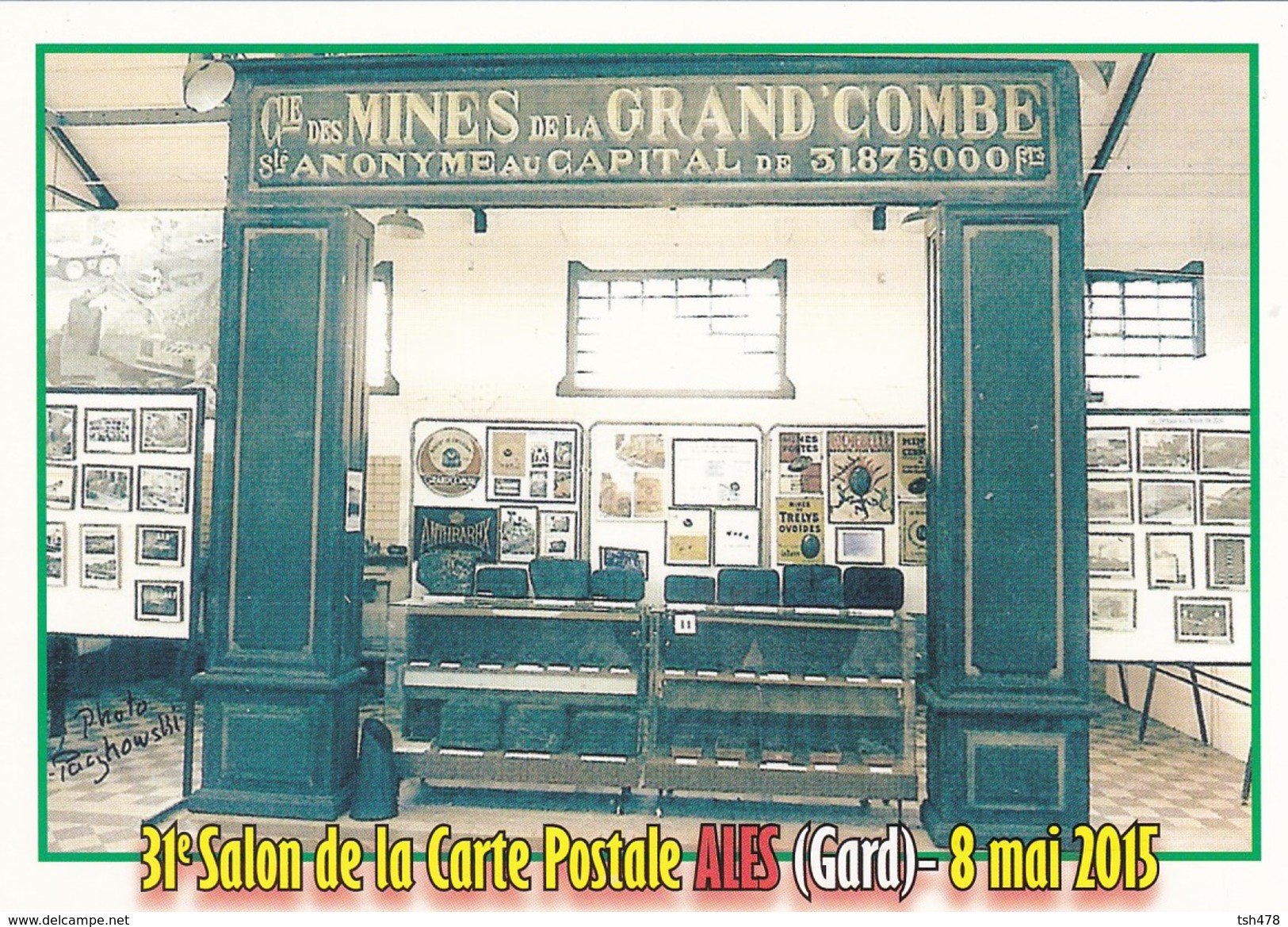 30----ALES---31e Salon De La Carte Postale Ales  --8 Mai 2015--voir 2 Scans - Alès