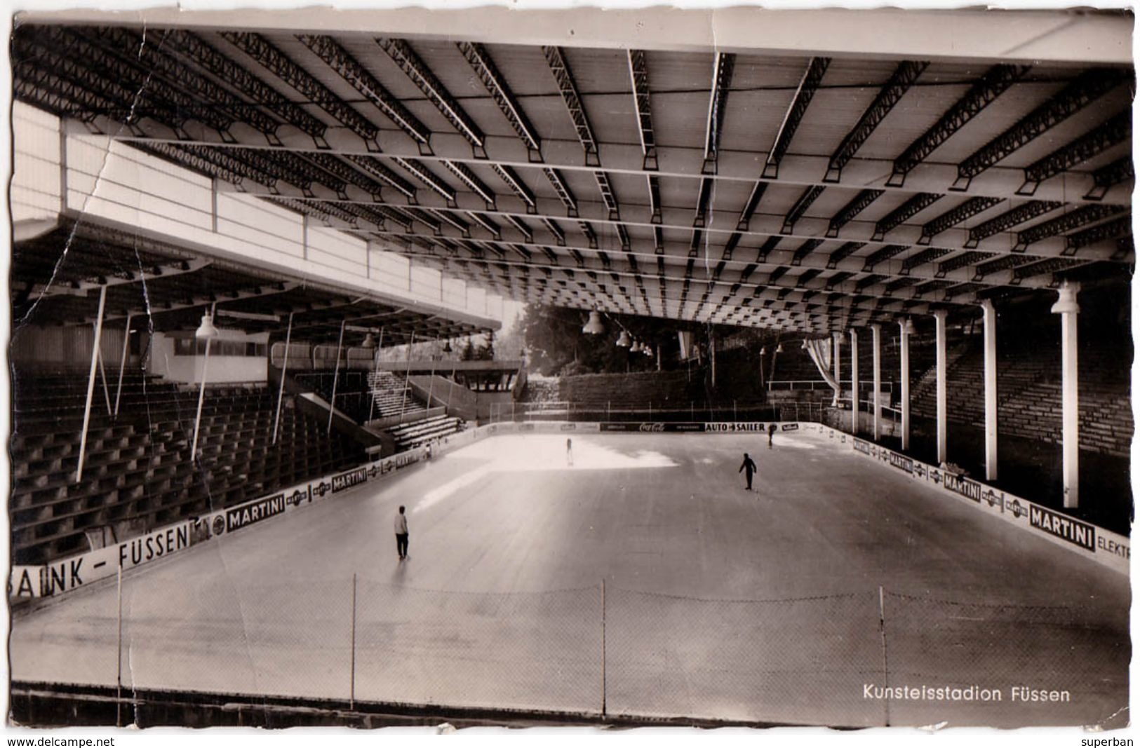 FÜSSEN / BAYERN : KUNSTEISSTADION / STADE De PATINAGE ARTISTIQUE / FIGURE SKATING STADIUM - REAL PHOTO (w-307) - Patinage Artistique