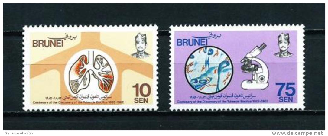 Brunei  N&ordm; Yvert  278/9  En Nuevo - Brunei (1984-...)
