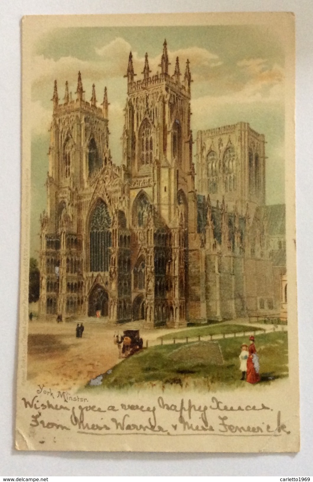 YORK MINSTER ILLUSTRED VIAGGIATA FP - York