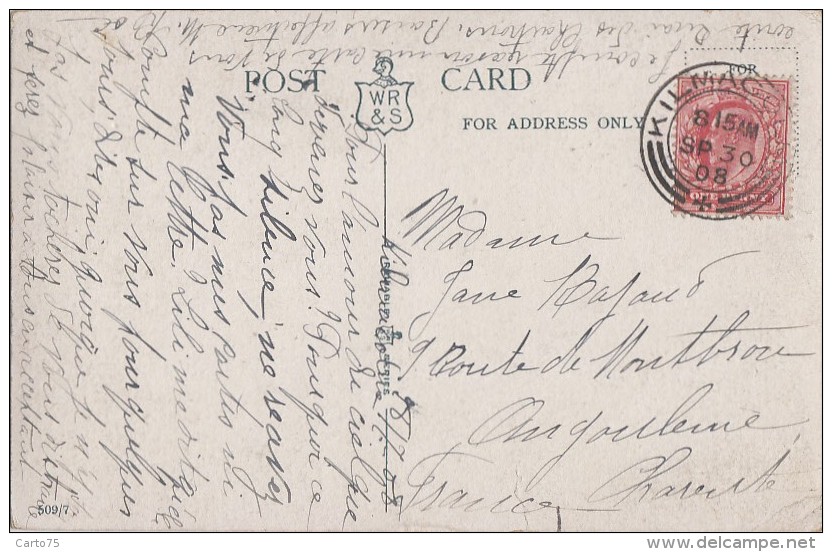 Royaume-Uni - Scotland - Kilmacolm  - Sailor's Home - Postmarked Kilmacolm 1908 - Renfrewshire