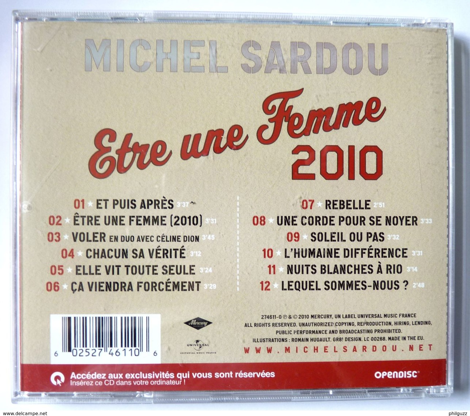 CD MICHEL SARDOU - ETRE UNE FEMME - ROMAIN HUGAULT 2010 - Dischi & CD