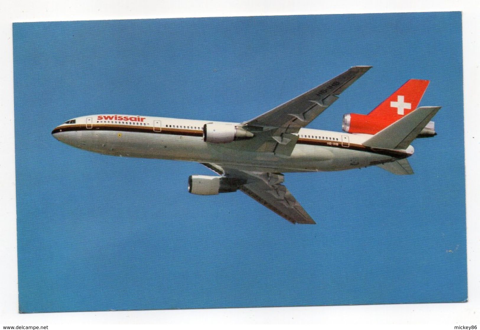 Avion  Mc Donnell-Douglas DC-10-30  --SWISSAIR---14 X 9 - 1946-....: Ere Moderne