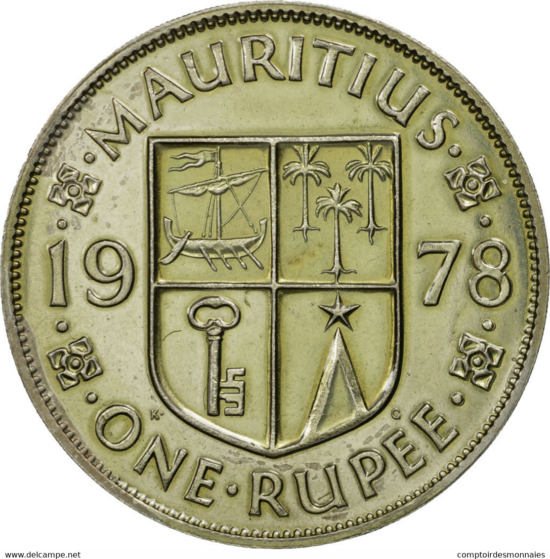 Monnaie, Mauritius, Elizabeth II, Rupee, 1978, SUP+, Copper-nickel, KM:35.1 - Mauritius