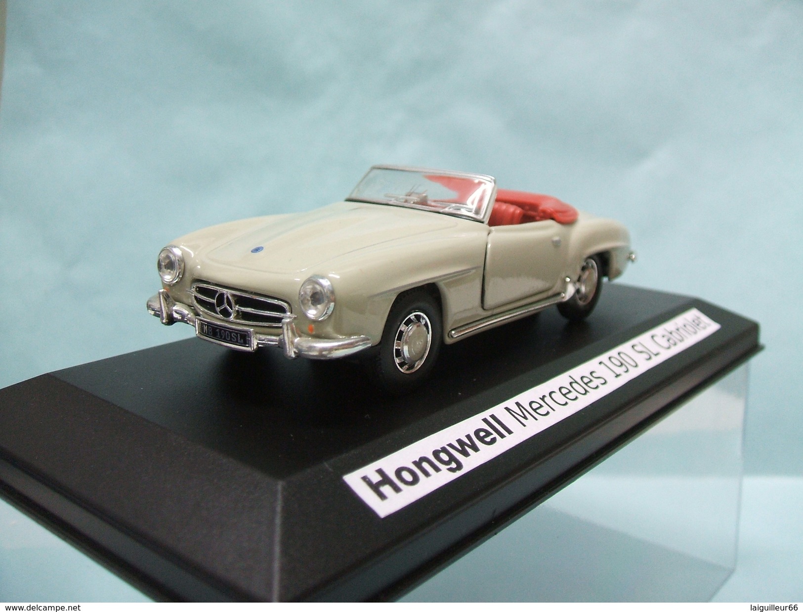 Hongwell / Cararama - MERCEDES BENZ 190 SL Cabriolet Reboitée 1/43 - Cararama (Oliex)