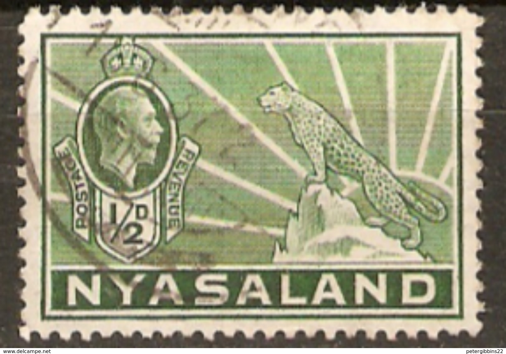 Nyasaland 1934 SG 114 1/2d Fine Used - Nyassaland (1907-1953)