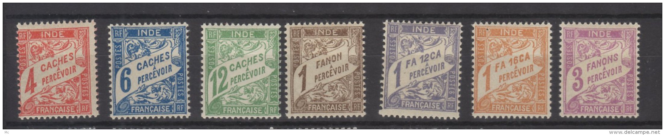 Inde Série Taxe N° 12 / 18 Neufs Avec Charnières * - Unused Stamps