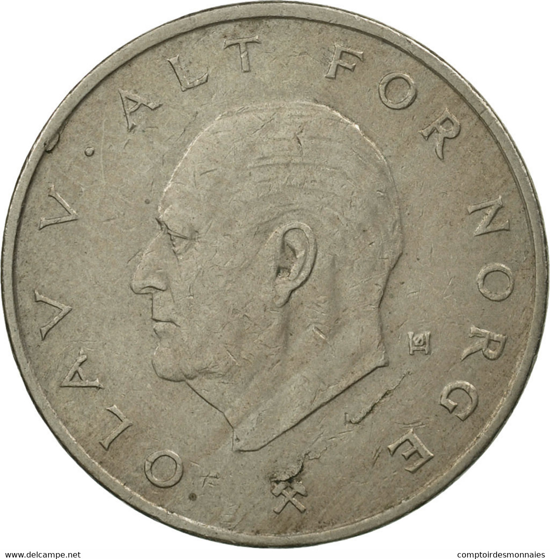 Monnaie, Norvège, Olav V, Krone, 1976, SUP+, Copper-nickel, KM:419 - Norvège