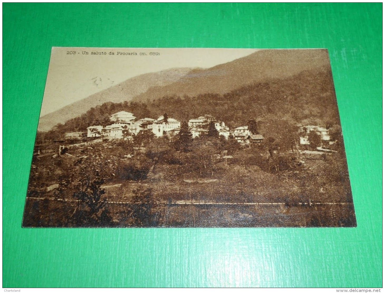 Cartolina Un Saluto Da Procaria - Scorcio Panoramico 1908 - Other & Unclassified