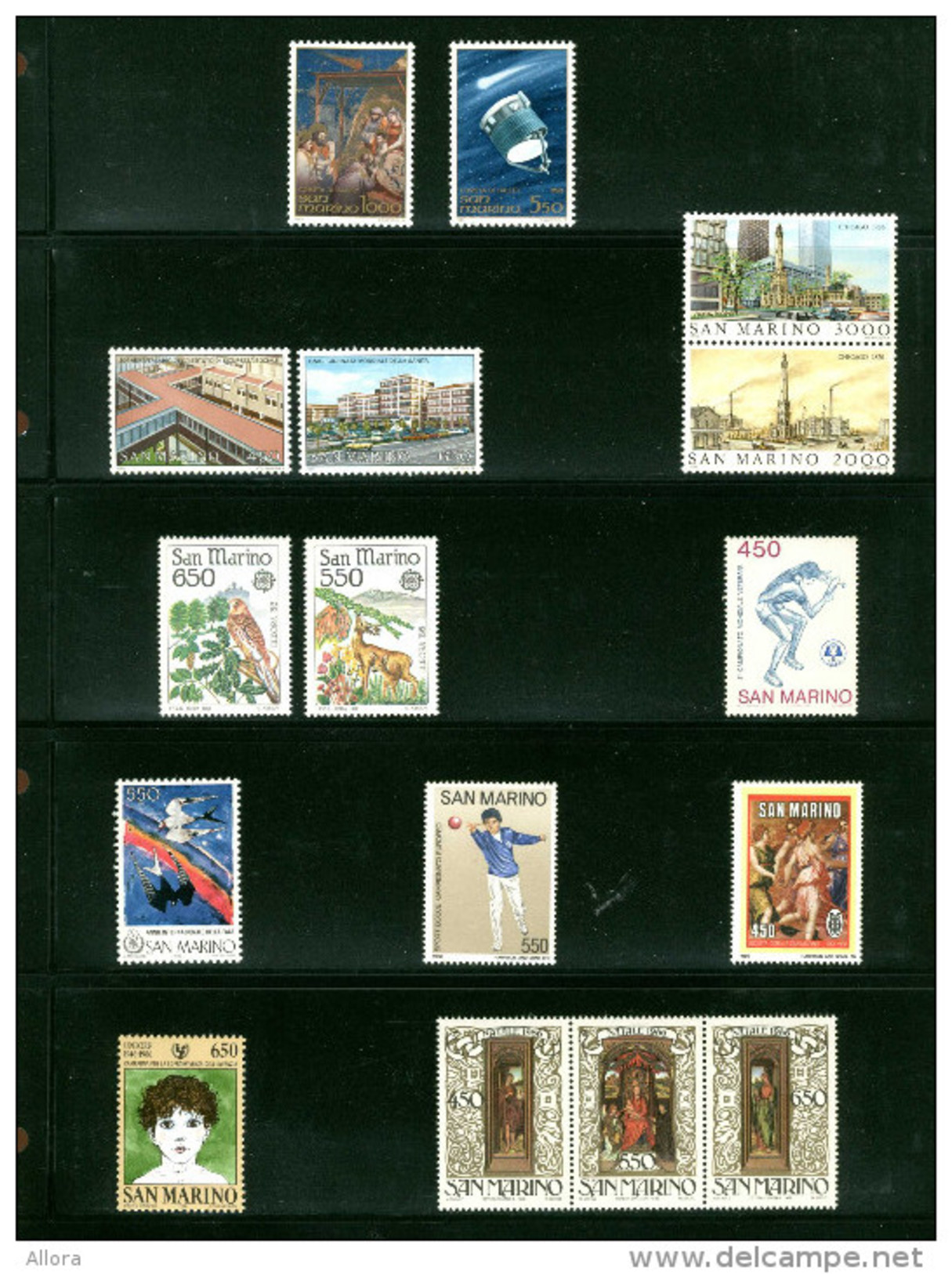 SAN MARINO - ANNATA COMPLETA 1986 Compreso Foglietto - NUOVI MNH - Annate Complete