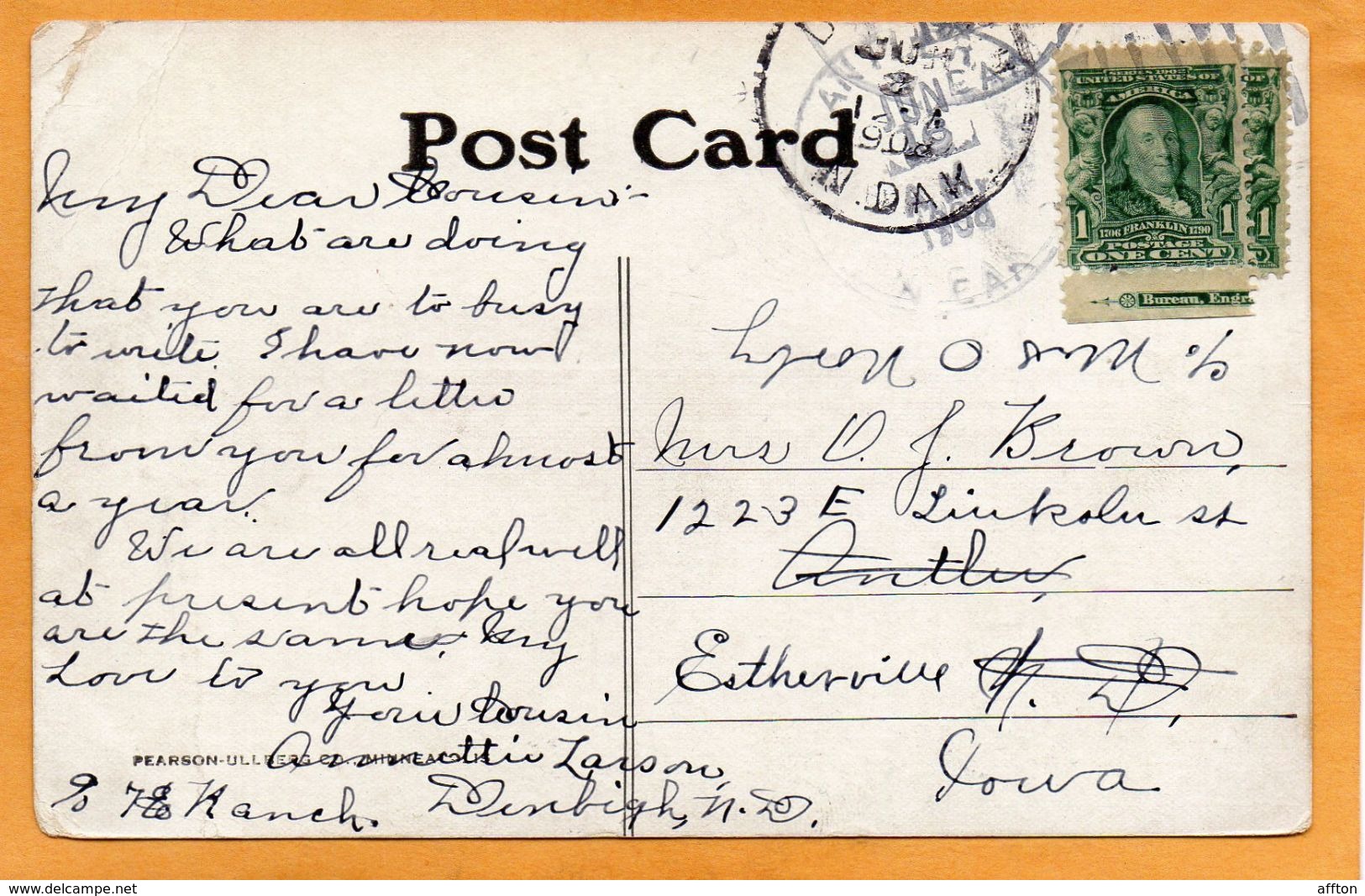 Denhigh ND 1905 Postcard - Other & Unclassified