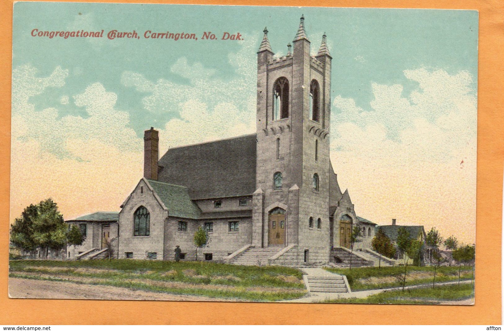 Carrington ND 1905 Postcard - Dickinson